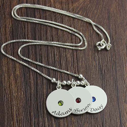 Grandma Family Tree Names Necklace