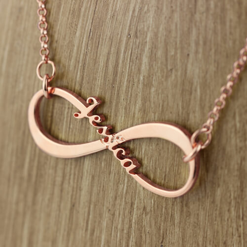 Personalized Name Infinity Necklace