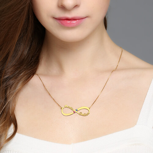 Personalized Infinity Name Necklace