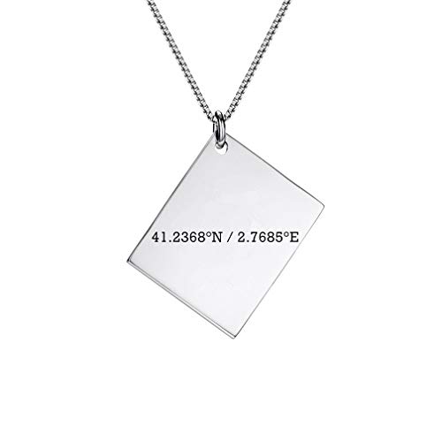 Sterling Silver Nameplate Necklace