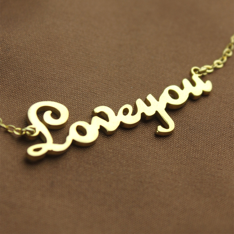 Personalized 18K Gold Plated