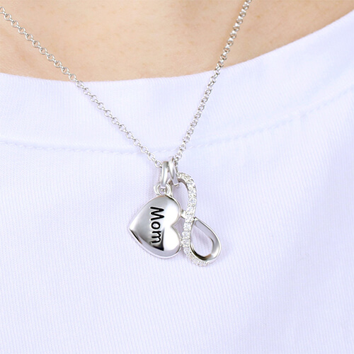 Infinity Love Necklace Sterling Silver