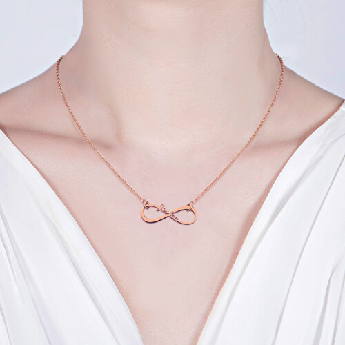 Personalized Name Infinity Necklace