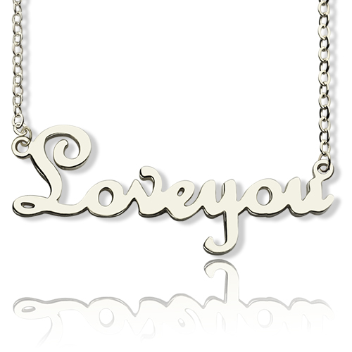 Personalized Sterling Silver Name Necklace