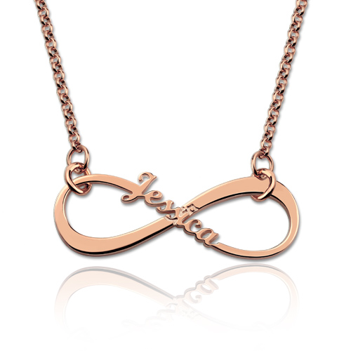 Personalized Name Infinity Necklace