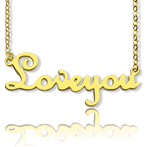 Personalized 18K Gold Plated