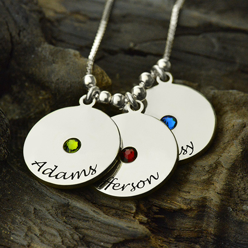 Grandma Family Tree Names Necklace